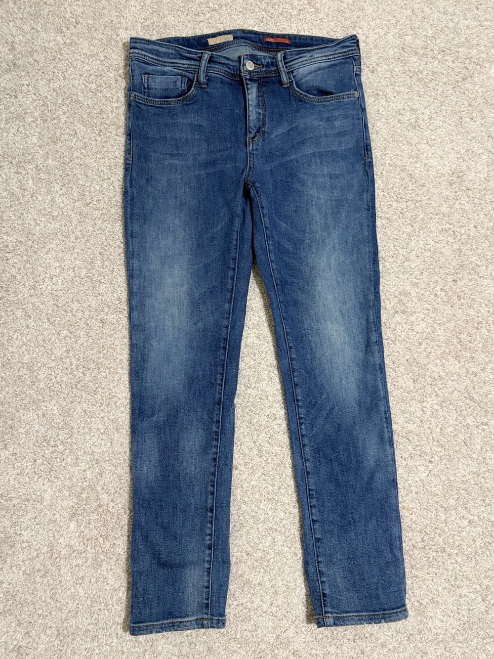 Pilcro & the Letterpress Slim Boyfriend Women’s Jeans Size 28 Medium Wash